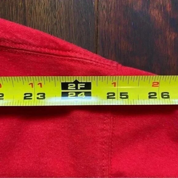 NHL Blueline Chicago Blackhawks T-Shirt Hockey Red Black Size 2XL - Picture 11 of 15